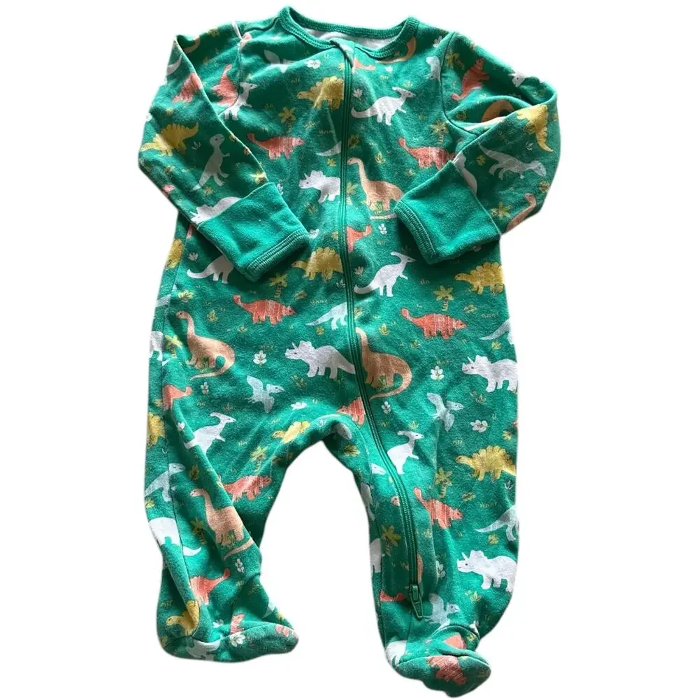 Baby Girl Clothing Bundle Size 3-6 Months One Piece Outfits Pajamas Long Sleeve